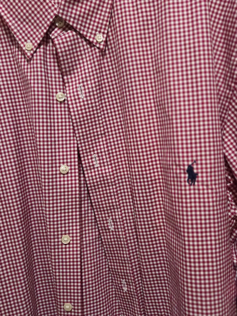 Polo by Ralph Lauren Red Gingham Button-Down Shirt Suze 3XB